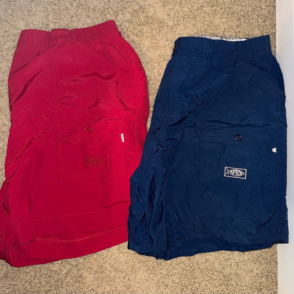 42R Long Aftco Shorts!! Red & Blue!!